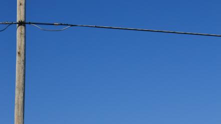 Autumn (season) moon corn blue skies telephone pole wallpaper