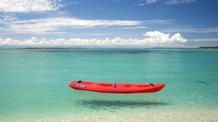 Landscapes nature panama national parks kayak marine sea wallpaper