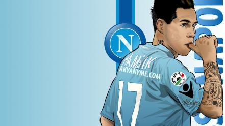 Vector soccer marek hamsik wallpaper