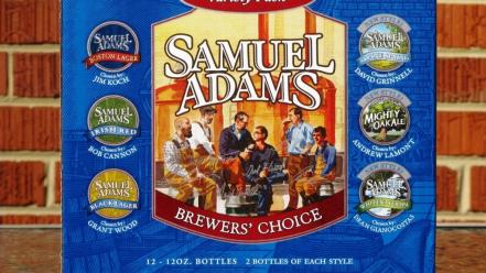 Beers alcohol sam adams boxes wallpaper