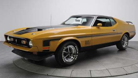 Cars ford mustang mach 1 muscle car auto wallpaper