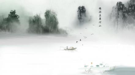 Chinese art wallpaper