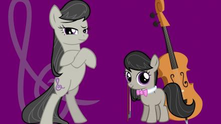 Classical octavia my little pony: friendship is magic wallpaper