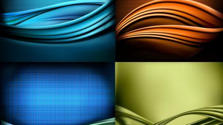 Green abstract blue red orange illustrations backgrounds business wallpaper