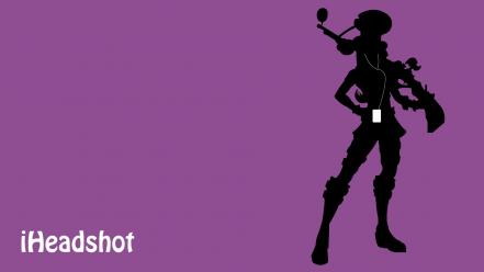 Ipod league of legends caitlyn the sheriff piltover wallpaper