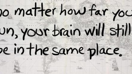 Quotes brain wallpaper