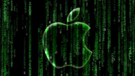 Apple inc. matrix wallpaper