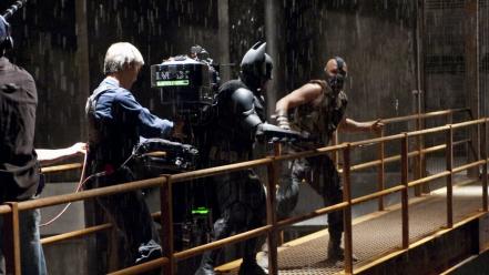 Batman bane the dark knight rises set photos wallpaper