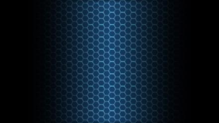 Blue black dark spartan patterns halo reach background wallpaper