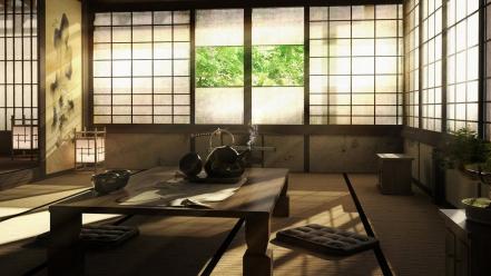 🥇 Katana japanese swords tatami decorations architecture wallpaper ...