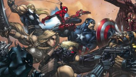 Marvel comics wallpaper
