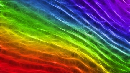 Multicolor energy fractalius rainbows bright wallpaper