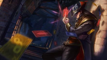 Online games riot moba twisted fate game wallpaper