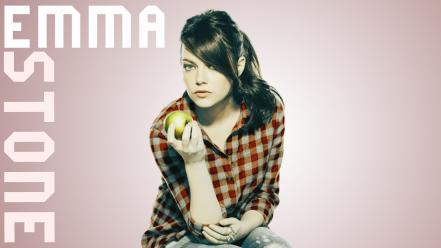 Redheads emma stone snl easy a flannel shirts wallpaper