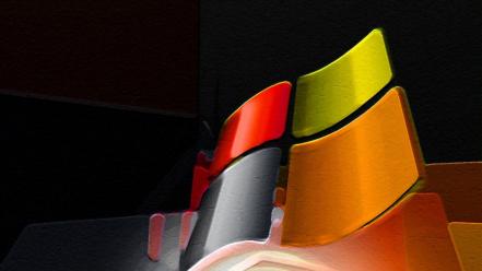 Abstract multicolor windows xp microsoft wallpaper
