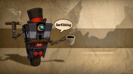 Cups cigars bowtie mustache top hat sir wallpaper