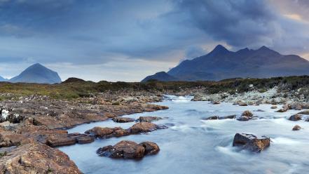 Kingdom scotland panorama rivers isle of skye wallpaper