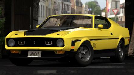 Mustang mach 1 5 ps3 gt5 1971 wallpaper