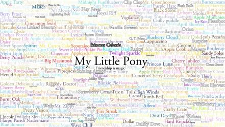 My little pony ponies pony: friendship is magic wallpaper