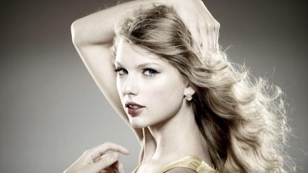 Taylor swift celebrity singers faces arms raised wallpaper