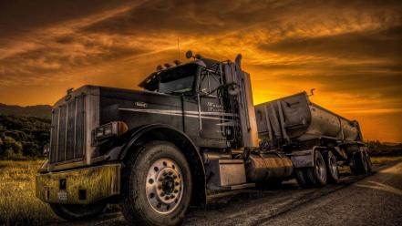 Trucks hdr photography wallpaper