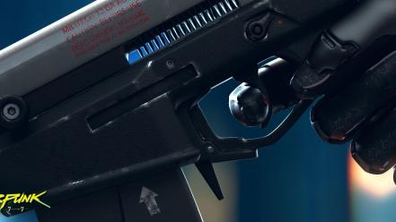 Video games guns weapons trigger cyberpunk 2077 wallpaper