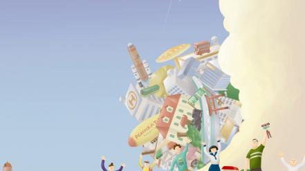 Video games katamari damacy game wallpaper