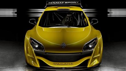 Yellow cars front trophy wallpaper