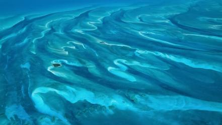 Aerial seascapes bahamas wallpaper