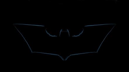 Batman black background logo wallpaper