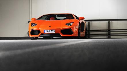 Cars lamborghini orange wallpaper