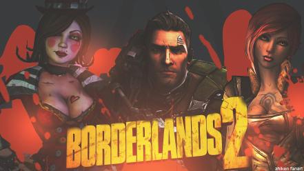 Fan art photomanipulation borderlands 2 moxxi dlc axton wallpaper