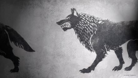 Fire sigil fan art hbo house stark wallpaper