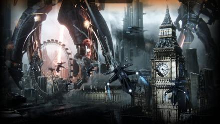 Invasion london mass effect 3 reapers wallpaper