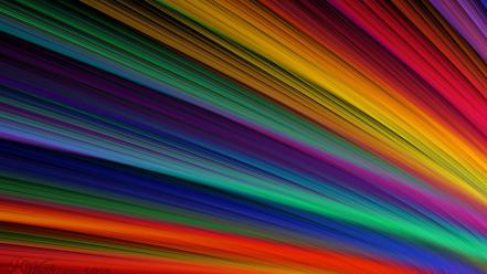 Light patterns color spectrum wallpaper