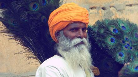 Men beard turbans india wallpaper