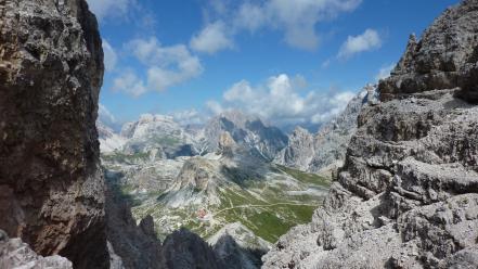 Mountains landscapes nature 3 cime di lavaredo wallpaper