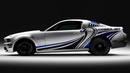 Mustang twin turbo side view cobra jet wallpaper