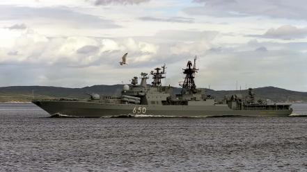 Russian navy udaloy ii class admiral chabanenko wallpaper