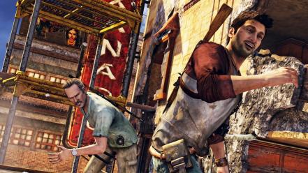 Video games uncharted 2 ps3 highrise victor sullivan wallpaper