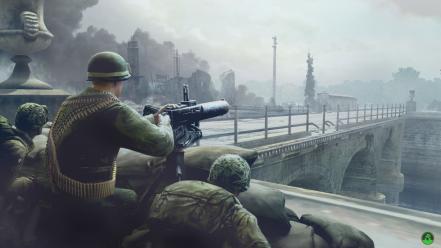 World war ii company of heroes wargames wallpaper