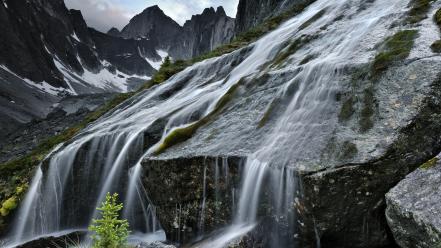 Mountains landscapes waterfalls national park wallpaper