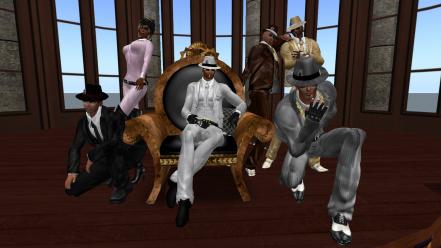 Video games avatar mafia gangsta gangster second life wallpaper