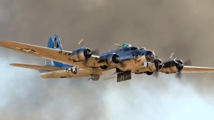 Aircraft bomber b-17 flying fortress boeing wallpaper