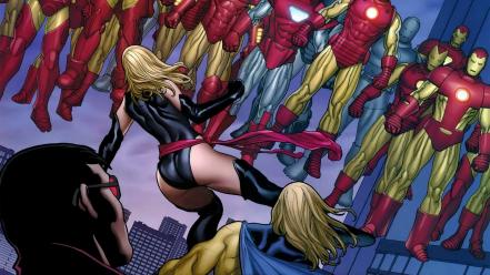 Comics artwork marvel ms. girls sentry avengers wallpaper