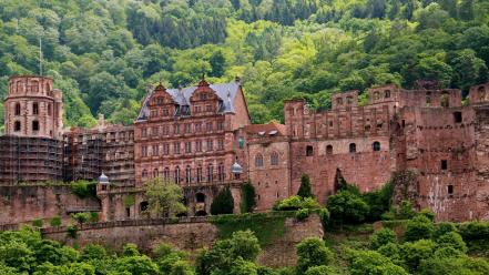 Landscapes castles germany heidelberg wallpaper