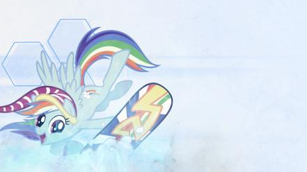 Snowboard my little pony: friendship is magic wallpaper