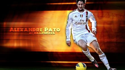 Soccer athletes alexandre pato football player wallpaper