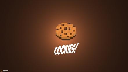 Brown cookies creeper minecraft sans wallpaper