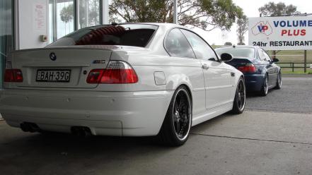 Cars parking vehicles rear view bmw m3 e46 wallpaper